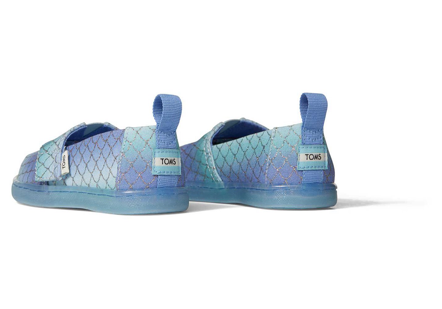 Toms Alpargata Tiny Mermaid Espadrille Blue - Kids - 38054-GBYQ